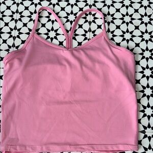 Athleta Girl Pink Spaghetti Strap Tank
